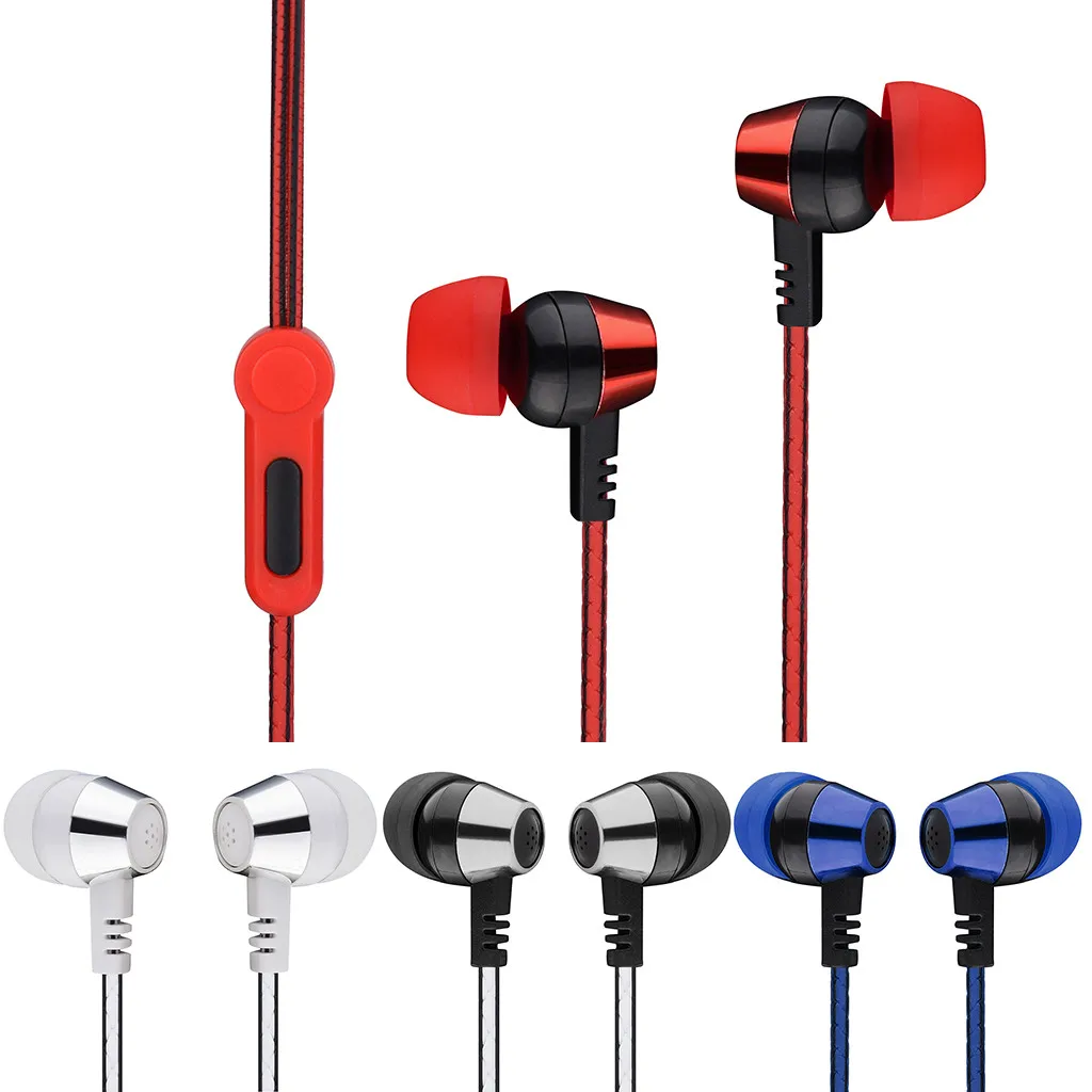 In-Ear3.5mm стерео Hifi наушники бас наушники Спортивная гарнитура с микрофоном для телефона сотовый телефон наушники