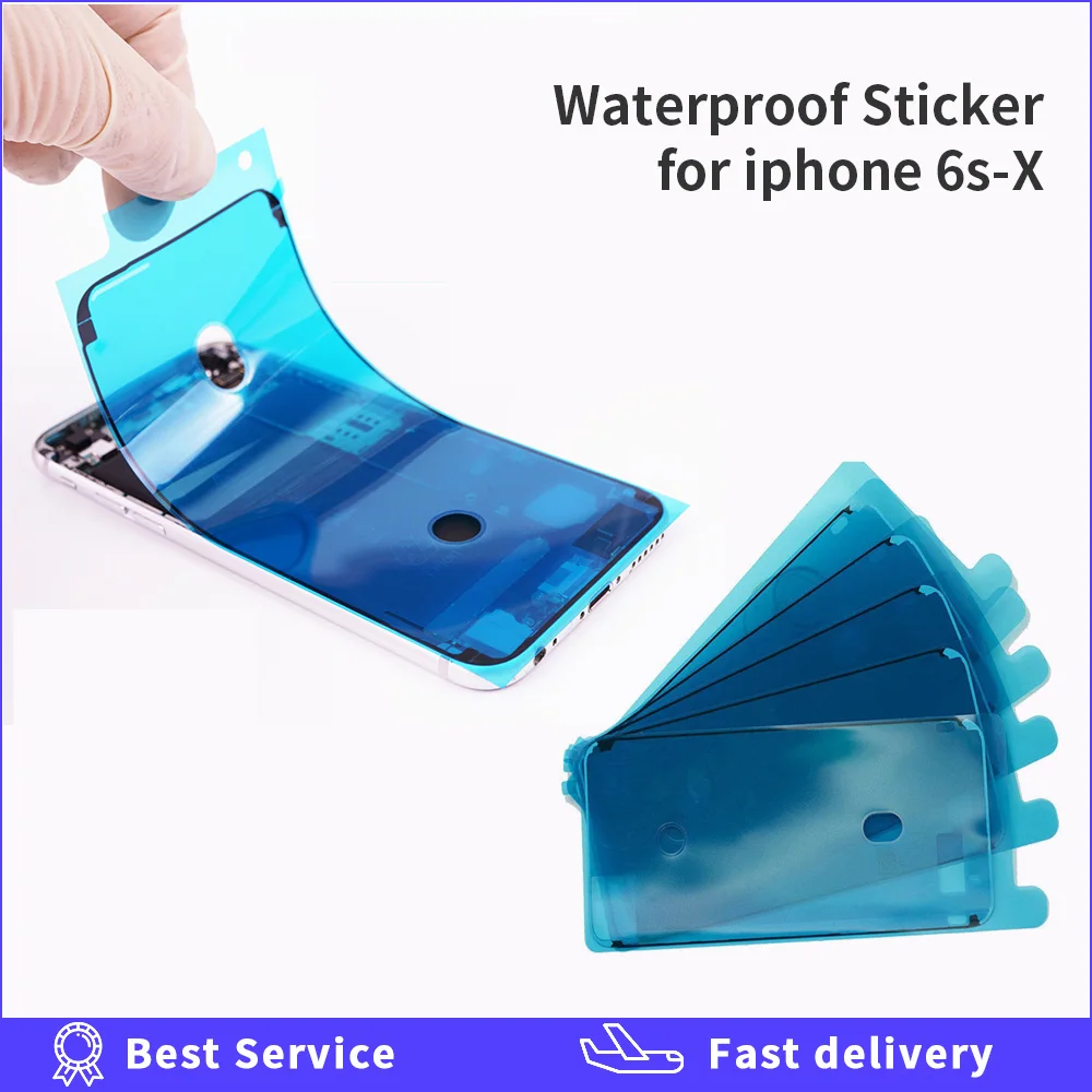 Новый водонепроницаемый стикер на клейкой основе для iPhone 6 S 7 8 Plus X p ЖК-корпус