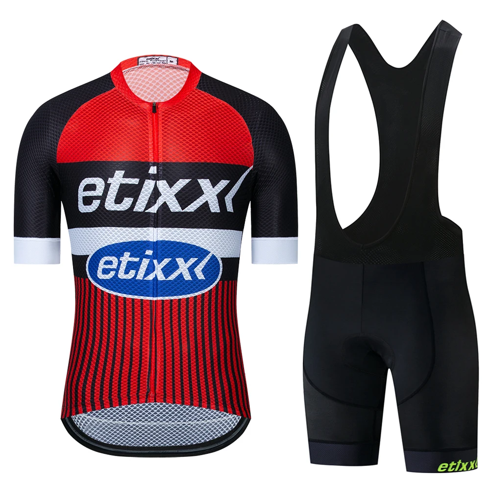 Bib Cycling Set 07 Мужская/женская одежда для велоспорта Pro Team дорожный велосипед комплект одежды Летний Ropa Ciclismo Maillot Быстросохнущий комплект для велоспорта - Цвет: Bib Cycling Set 07