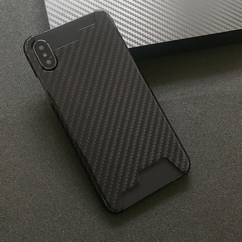 ENMOV Настоящее углеродное волокно матовый глянцевый чехол для iPhone X XS XR XS MAX Роскошный ультра тонкий чехол для iPhone 6 6s 7 8 Plus