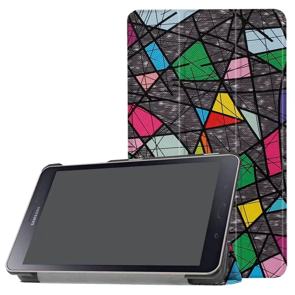 NO1 Чехол для Samsung Galaxy Tab A 8,0 T380 T385 8,0 дюймов чехол для планшета из искусственной кожи раскладной флип-чехол с подставкой - Цвет: NO1