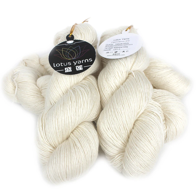 1 кг/лот мериноса/кашемир Пряжа неокрашенные ручного Вязание | Дом и сад