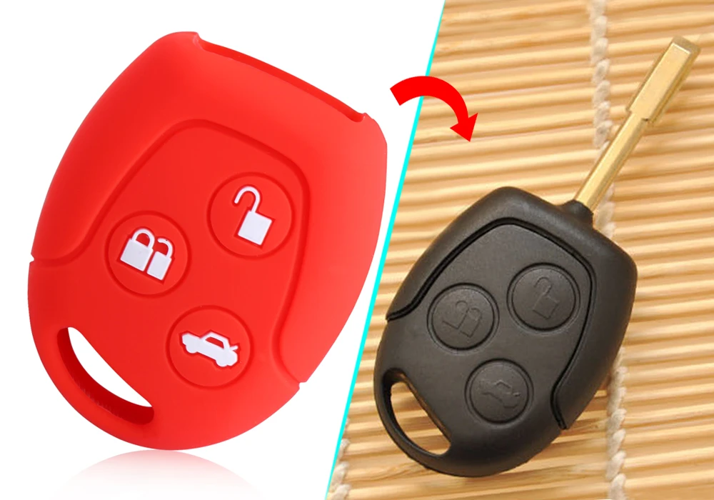 Силиконовый чехол для ключа брелока автомобиля набор наклеек защитные