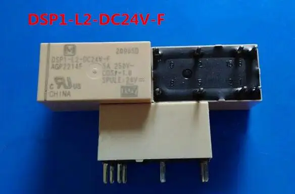 

relay DSP1-L2-DC24V-F AGP2214F DSP1L2DC24VF 24V DC24V 24VDC DIP6 5PCS/LOT