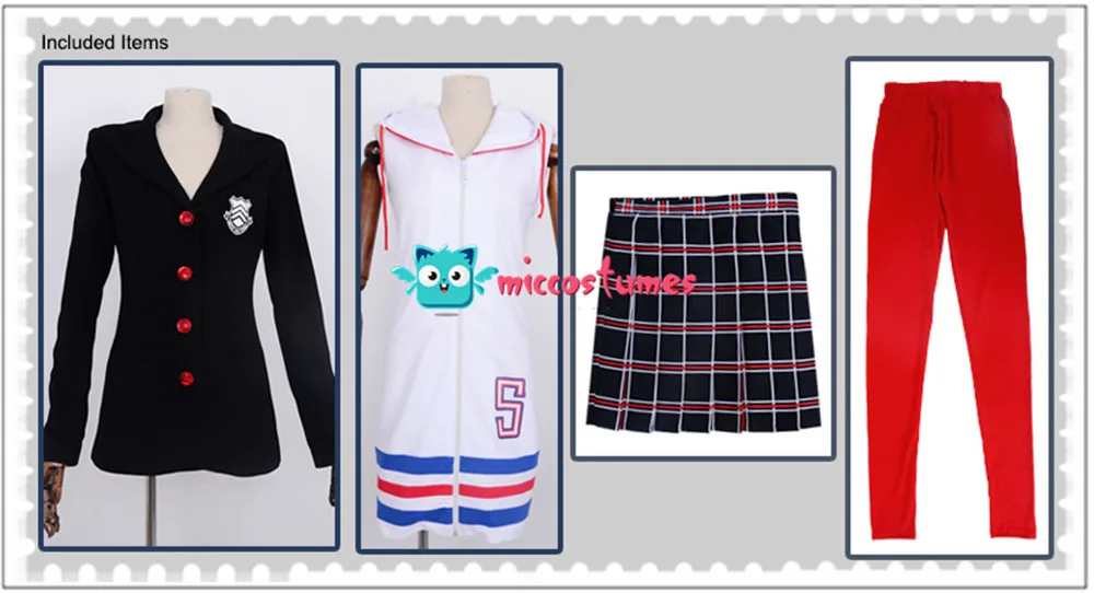 

Ann Takamaki Cosplay Persona 5 Cosplay Woman Halloween Outfit Costume