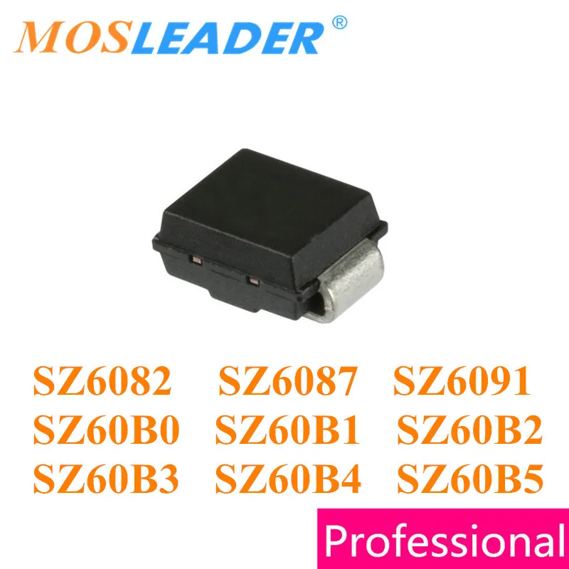 Mosleader 1000 шт. SMB SZ6082 82 в SZ6087 87 SZ6091 91 SZ60B0 100 SZ60B1 110 В SZ60B2 120 SZ60B3 130 SZ60B4 140 SZ60B5 150 в|Запасные