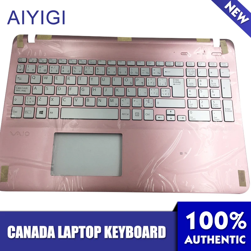 AIYIGI Канада Клавиатура для ноутбука и наручные Замена SONY Vaio SVF1521K1EB SVF1521p1r SVF152C29M