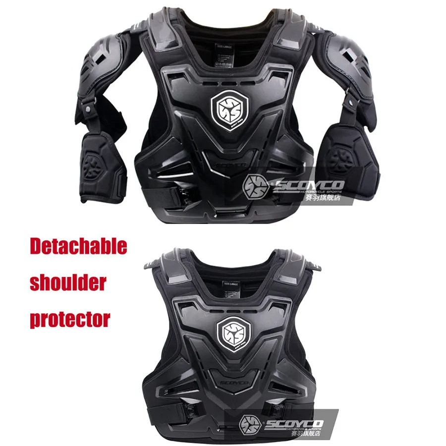 SCOYCO мотоцикл броня грудь/локоть/Сумка-почтальенка через плечо обхват талии