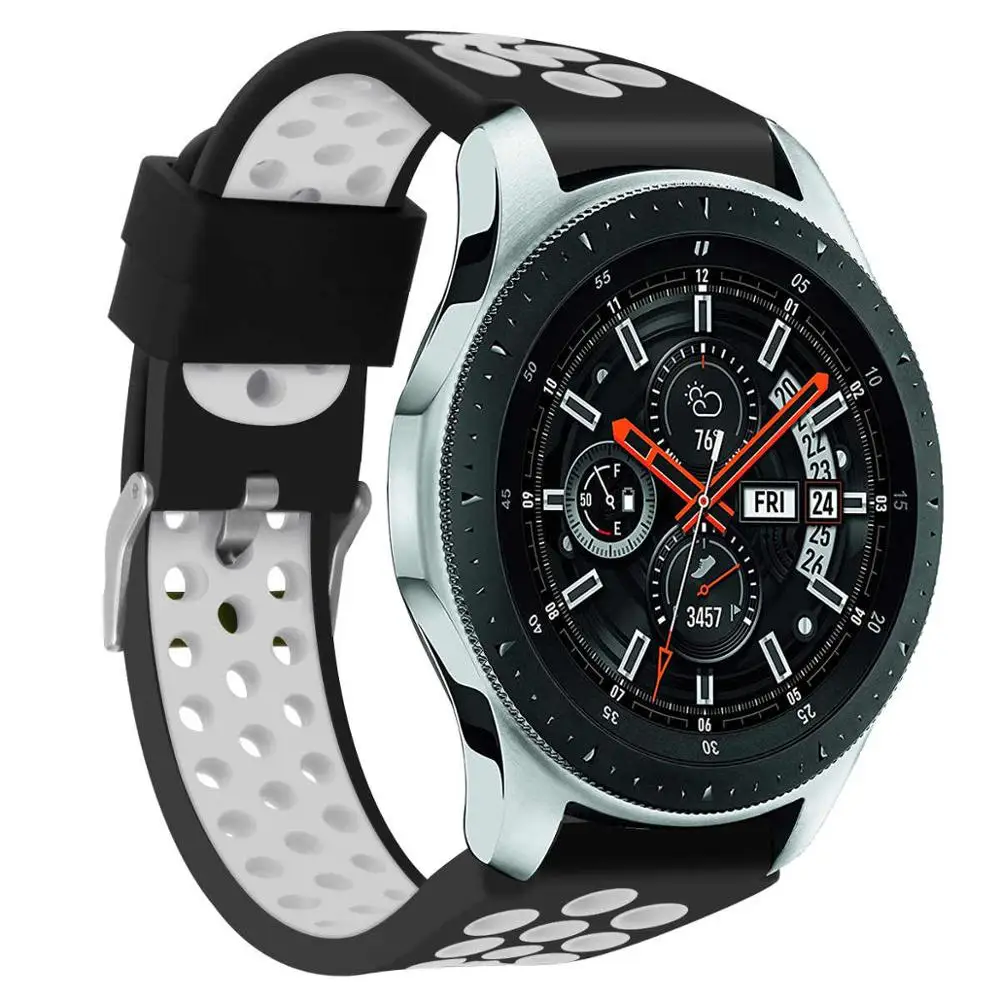 3 22 мм силиконовый спортивный ремешок для samsung Galaxy Watch gear S3 классические часы huawei сменный ремешок для часов 91012 - Цвет ремешка: 3