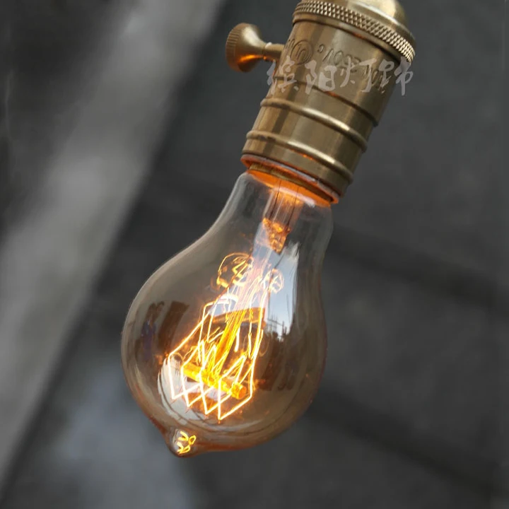 1900 Antique Vintage World Edison light Bulbs 40W 60W 110V 220V 240V Tube filament Tungsten Home Decor.Free Shipping A19 |