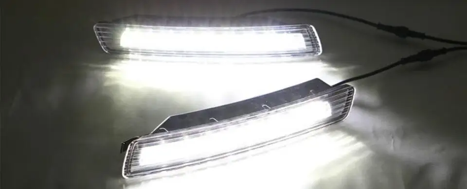 Автомобильный бампер головной светильник для Жук Дневной 2007 ~ 2010y DRL