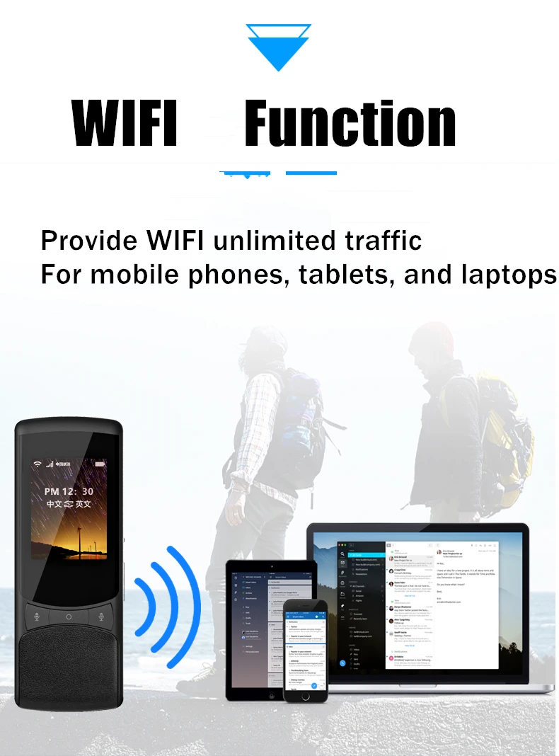 Интеллектуальный переводчик Netcom Z1 4G Wi Fi интеллектуальный помощник ии фото