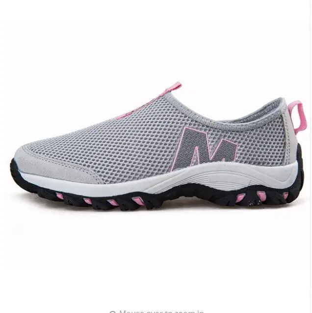 

NUYORK New listing hot sales summer Mesh breathable men and women Non-slip soles Walk hiking shoes outdoor sports shoes 769-519