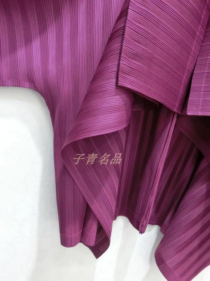 Changpleat весенние женские короткие пальто Miyak плиссированный дизайн рукав летучая мышь свободный большой размер твердые женские куртки пальто мода