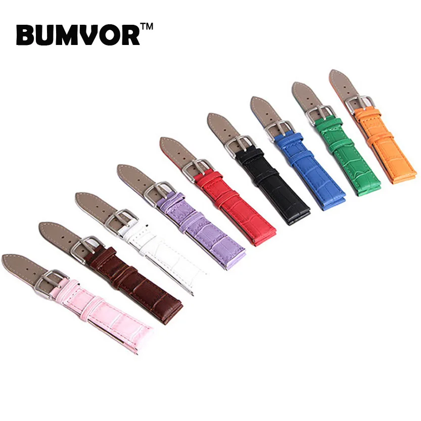 Ремешок из натуральной кожи для наручных часов аксессуары 12 мм 14 16 18 20 22 мм|strap on|22mm