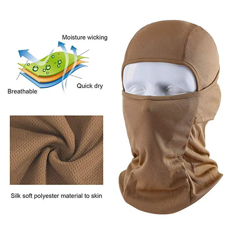 Bicycle Balaclava Full Face Mask Wargame Cycling Hunting Army Bike Military Helmet Liner Tactical Airsoft Cap