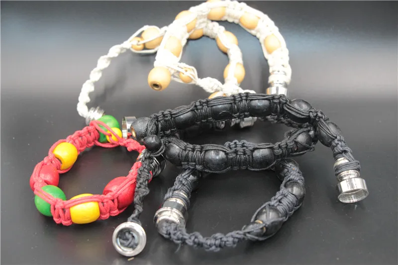 6 шт./лот оптовая продажа браслет на запястье курительные трубки из бисера