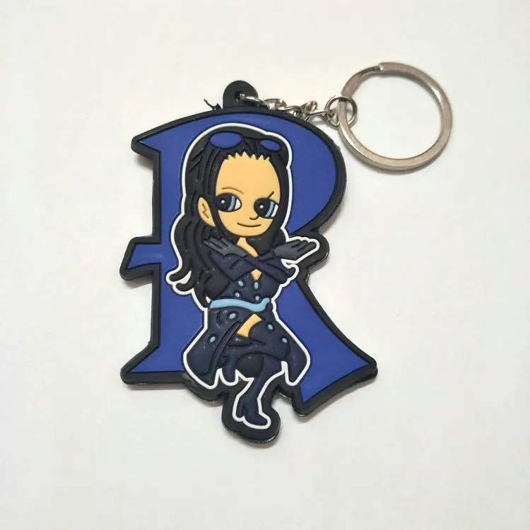 Брелок с фигурками из мультфильмов фигурки героев Аниме ONE PIECE Luffy Nami Usopp Chooper PVC