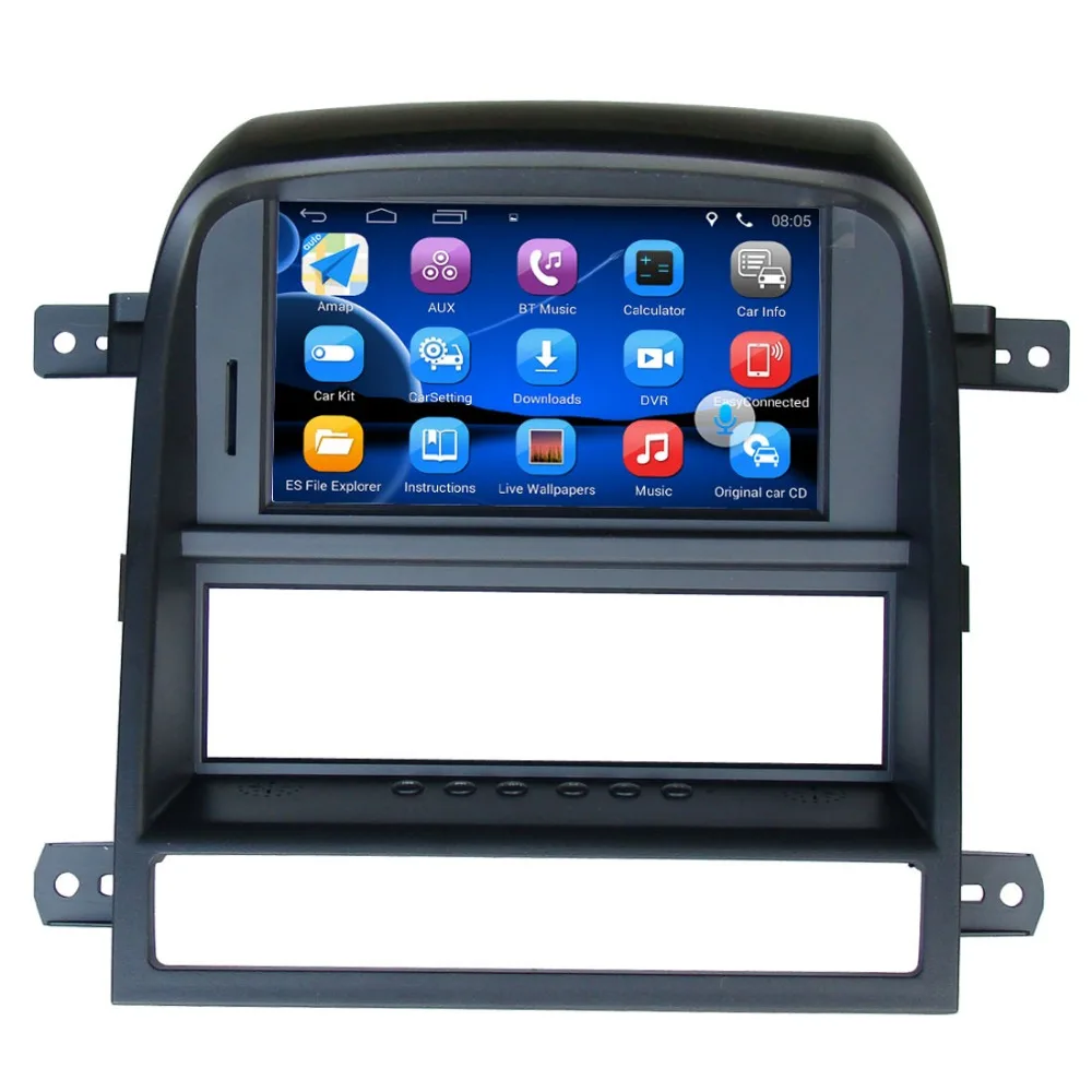 6,2 дюймов Android 7,1 сенсорный экран автомобильный медиаплеер для Chevrolet Captiva 2008-2011 gps навигация Bluetooth видео плеер