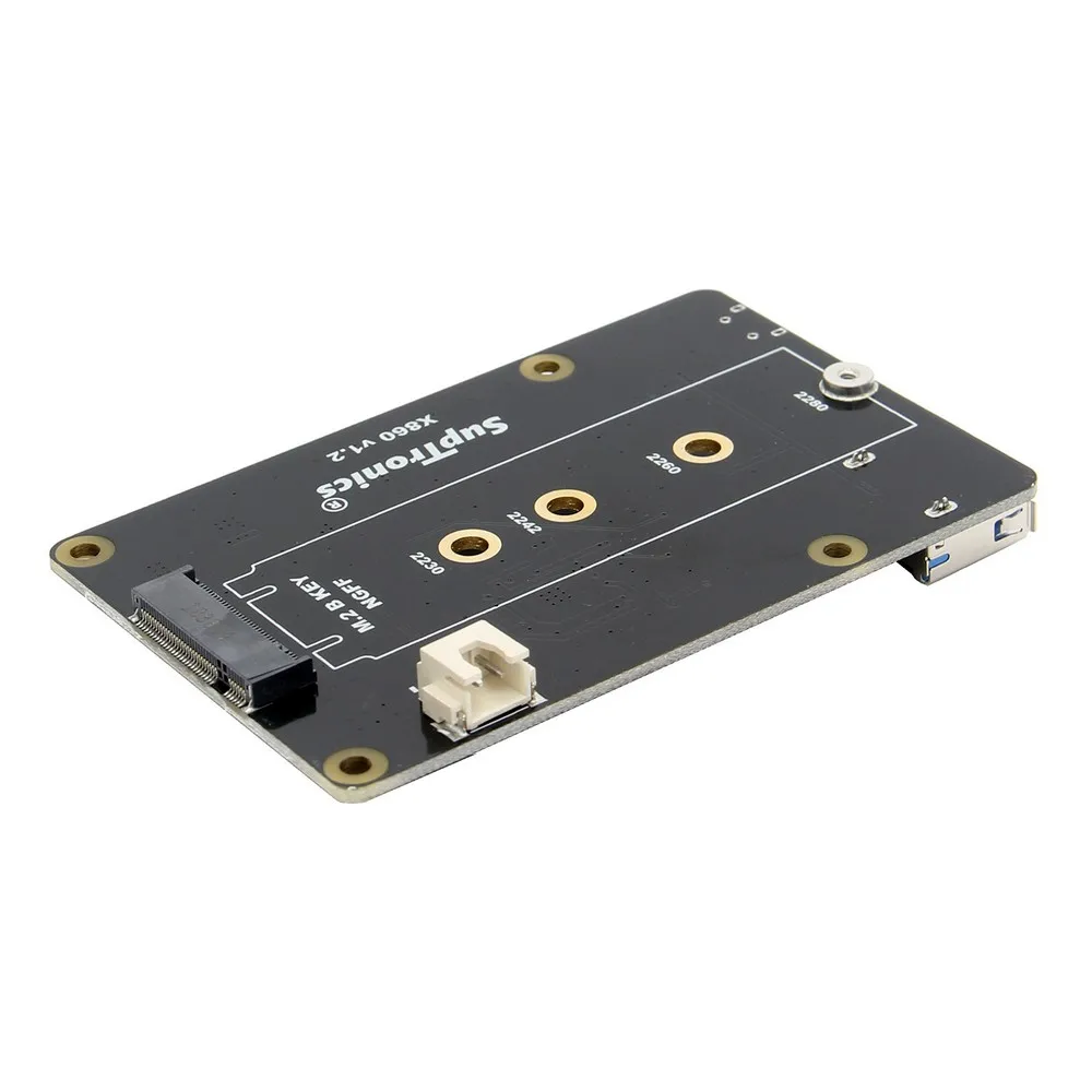 Raspberry Pi X860 M.2 NGFF 2280/2260/2242/2230 SATA SSD щит X860 SSD хранения Плата расширения для Raspberry Pi 3 Модель B+/ROCK64