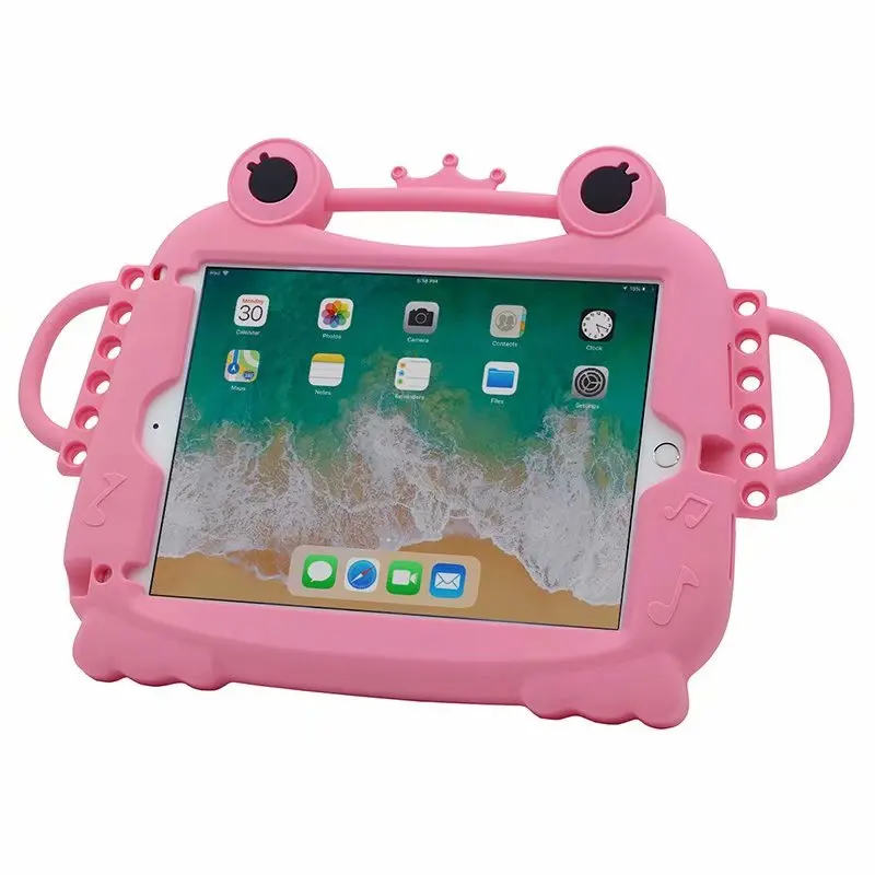 Силиконовый прекрасный чехол для ipad A1822 A1823 A1893 ударопрочный Детский мягкий нетоксичный детский чехол для ipad+ ручка