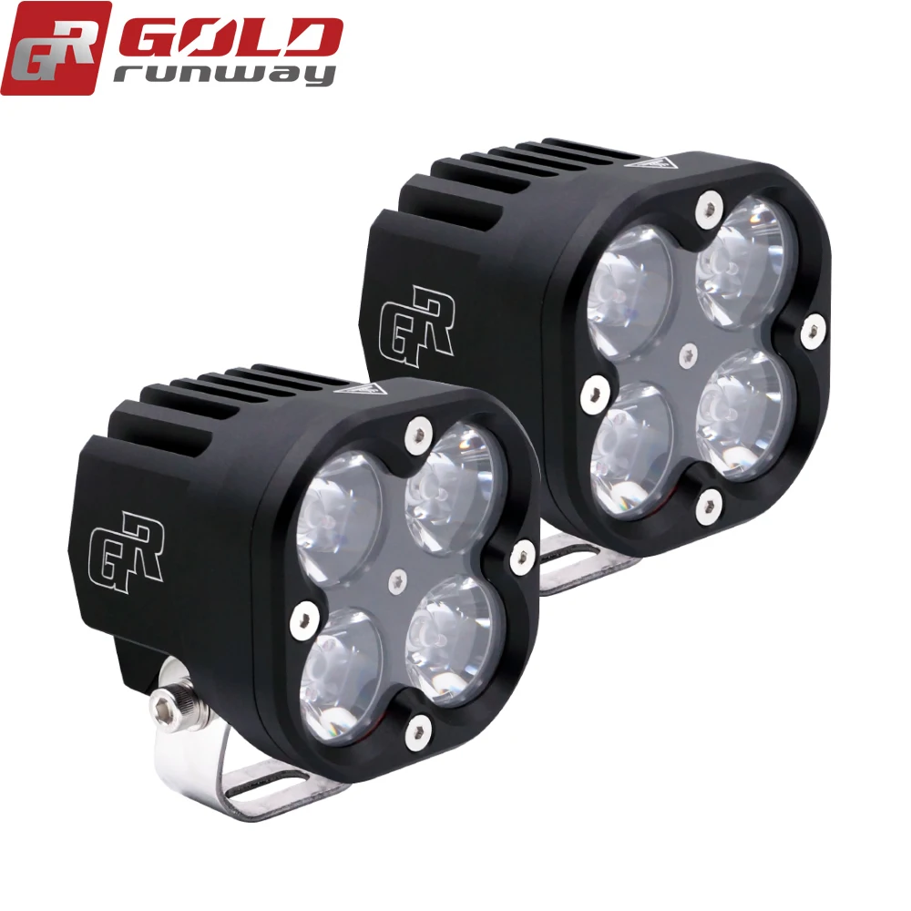 Goldrunway мотоцикл Точечный светильник головной светильник фары GR-X4 XPL 40 Вт Led супер светильник Dc12V Универсальный Мотокросс вспомогательный светильник