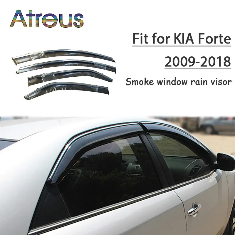 Atreus 1 комплект ABS дождевой дымовой стеклоподъемник для Kia Forte 2009 2018