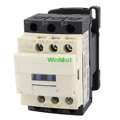 LC1D18 контроллер двигателя контактор переменного тока 32A 3 фазный 380V 50/60Hz