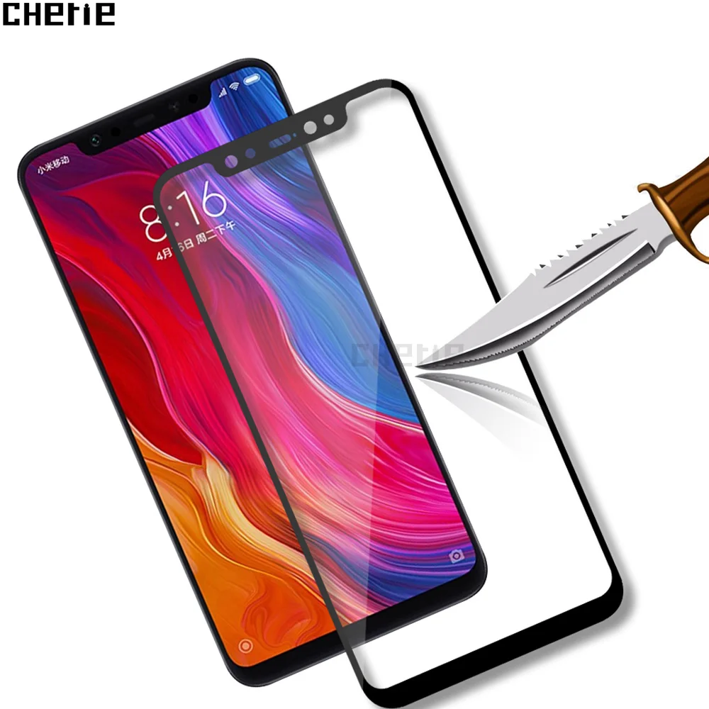 2 шт. Защита экрана для Xiaomi mi max 3 8 mi8 Lite Pocophone F1 Защитное стекло телефона Redmi Note 7 5 6a 6x