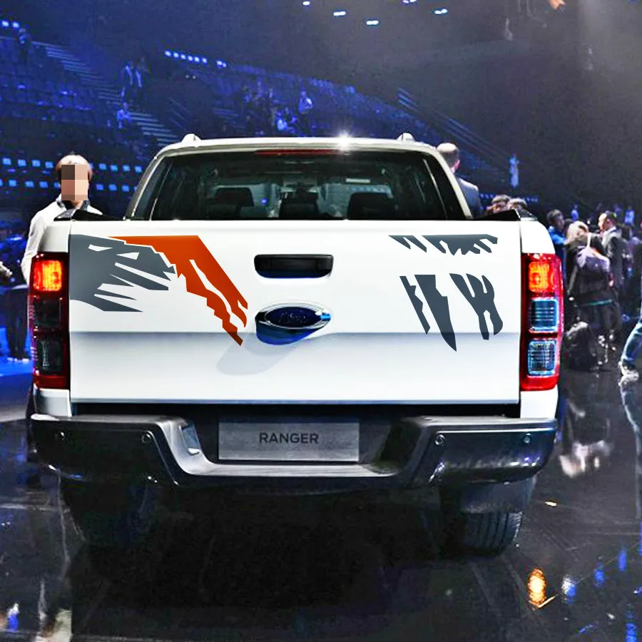 Автомобильные наклейки 2 шт защита скребок боковой корпус задний багажник
