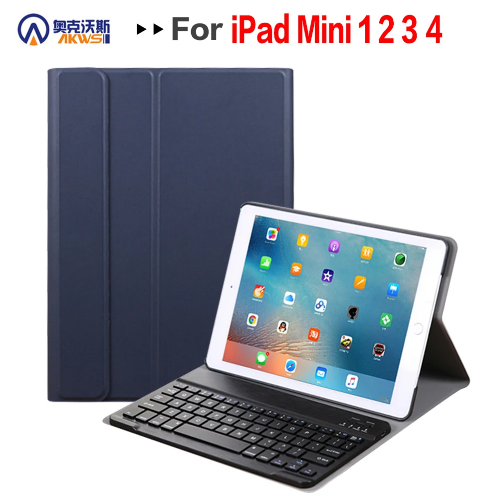 Чехол для клавиатуры с Bluetooth IPad Mini 4 5 2019 7 9 дюймов Apple 1 2 3 съемный магнитный чехол |