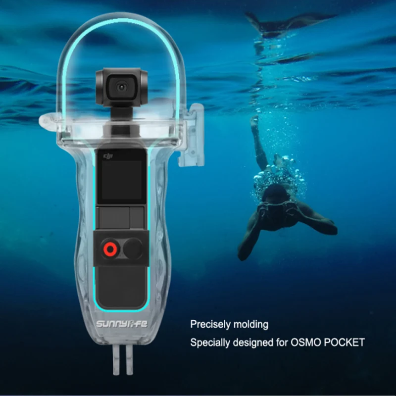 Водонепроницаемый корпус чехол для DJI OSMO POCKET Handheld Gimbal camera Vlog Dive Case Shell подводный 60 м аксессуары для самоделок