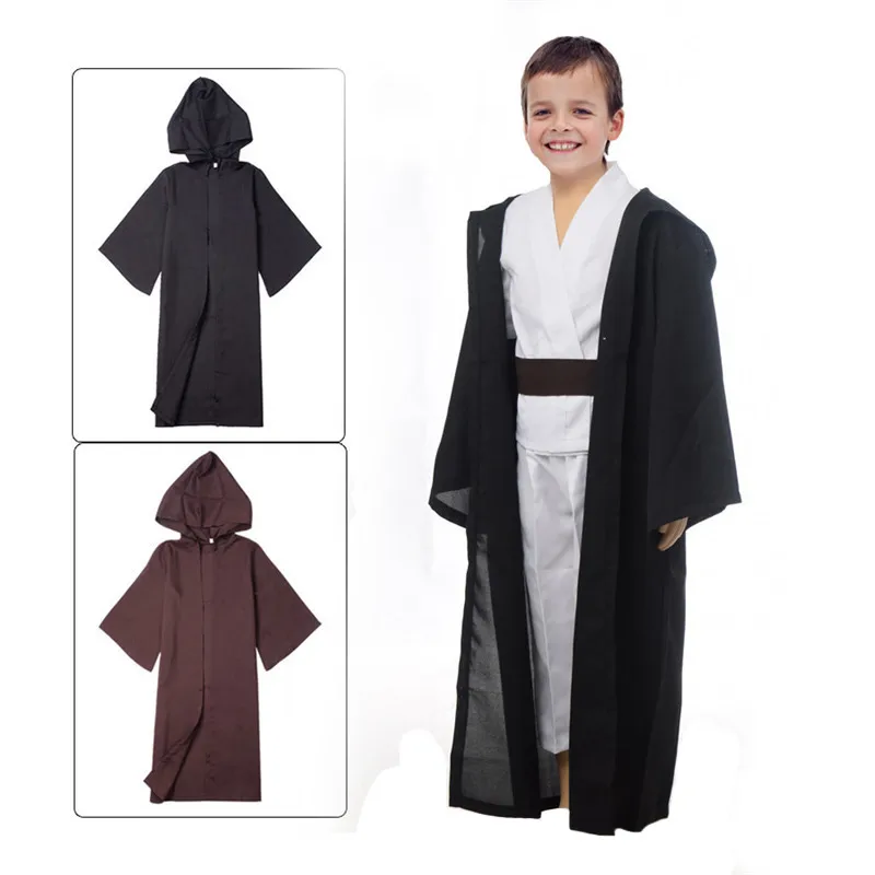 unisex halloween jedisith knight cloak cosplay adultkids hooded robe cloak cape halloween cosplay costume only cape free global shipping