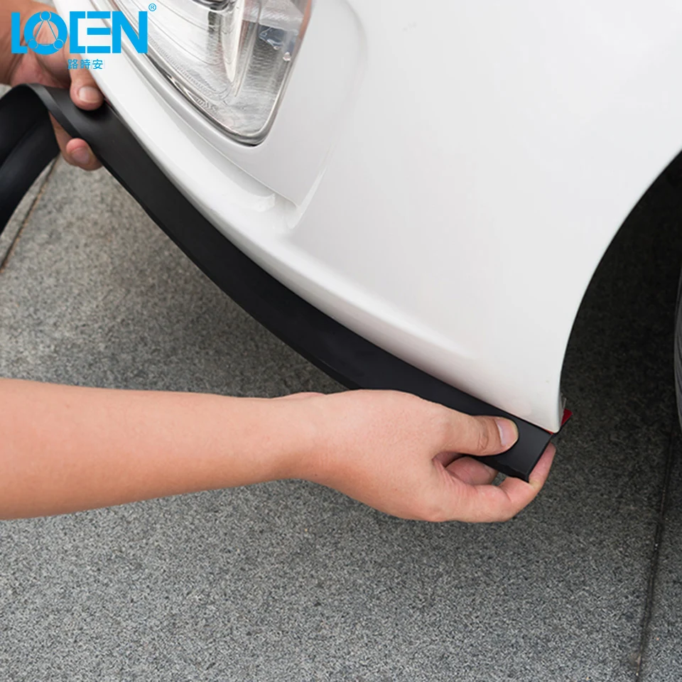 Автомобильный Стайлинг 1 шт. универсальный резиновый передний бампер из