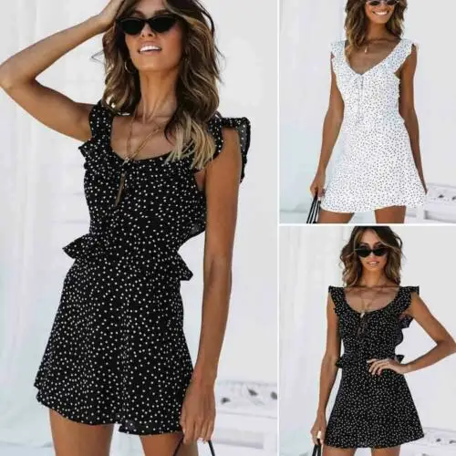 Женское Короткое платье в стиле бохо вечерние короткие мини платья с цветочным