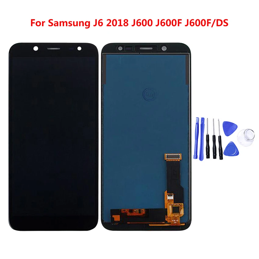 ЖК дисплей для Samsung Galaxy J6 2018 J600 J600F/DS с сенсорным экраном и дигитайзером в сборе