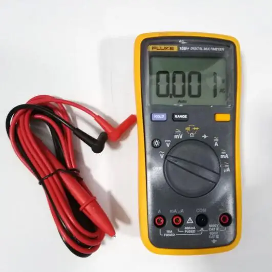 Цифровой мультиметр FLUKE 15B + Ohm с автоматическим/ручным диапазоном прямые продажи