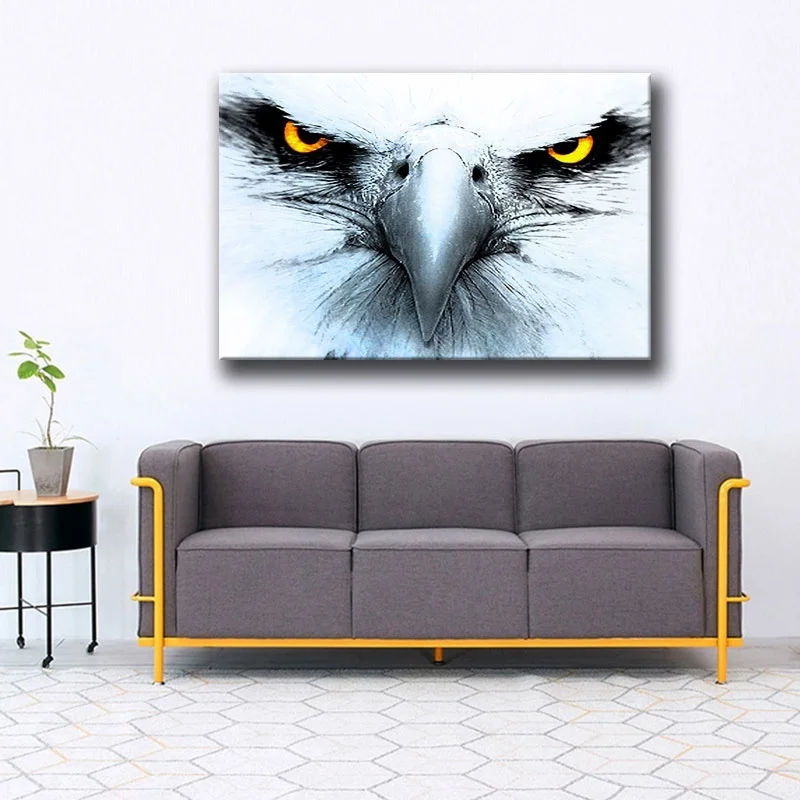 Холст печать постер гостиной стены искусства 1 шт Орел глаз картина фон