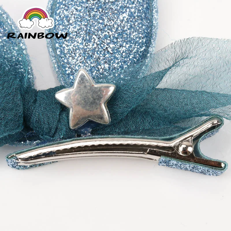 1pcs/set Fashion Cartoon Shining Rabbit Ear Star Bowknot Hairpins Children Girls Hair Clip Handmade Barrettes Accessory Headwear |
