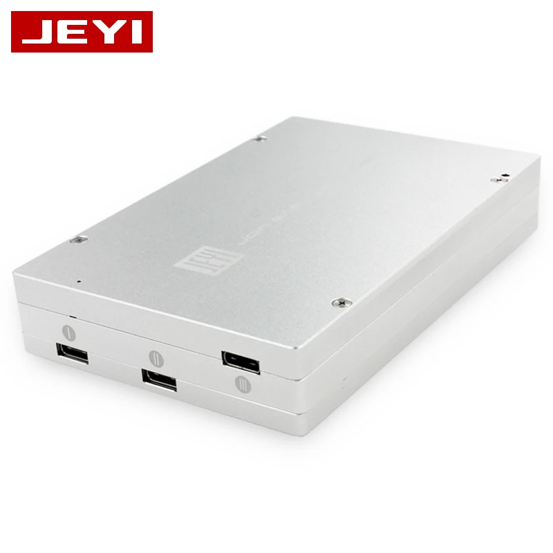 

JEYI 3DISK NVME SATA 2.5SDD BOX M.2 SSD BOX M.2 NVME SSD MOBILE SSD BOX NVME STORAGE nvme+sata+sata 3 DISKS Whole Aluminum