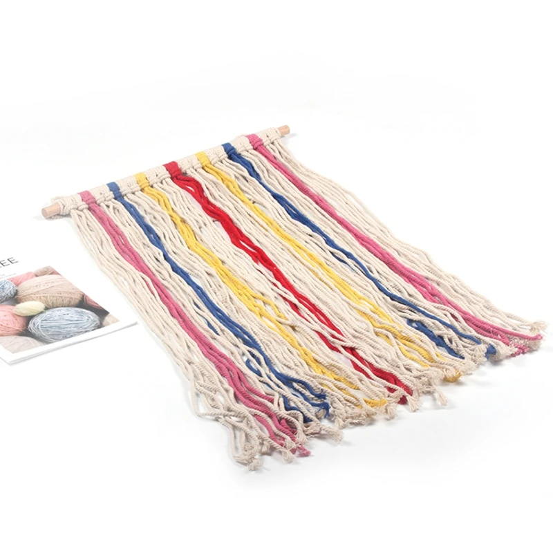 ТКАННАЯ кисточка в богемном стиле гобелен макраме Настенный декор домашний