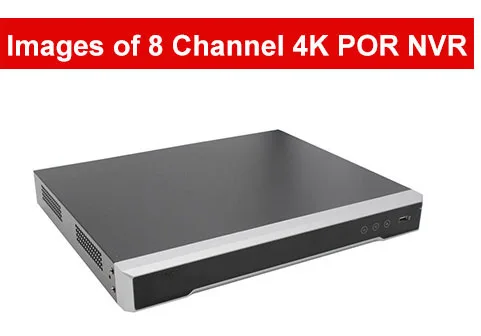 Hikvision 8ch CCTV рекордер PoE NVR DS-7608NI-I2/8 P 8-канальный встроенный Plug& Play 4K сетевой видеорегистратор с 8 PoE портом H.265