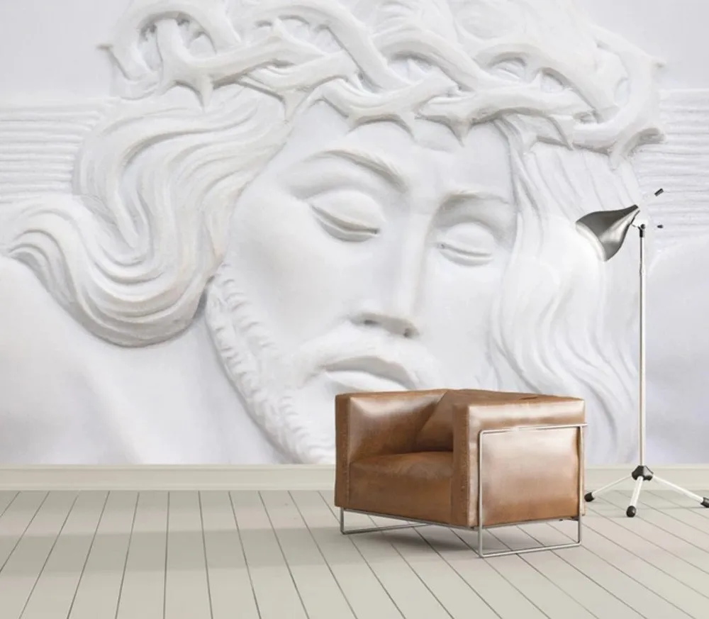 Бесплатная доставка 3d абстрактный рельефный персонаж Аватар фоновая стена для