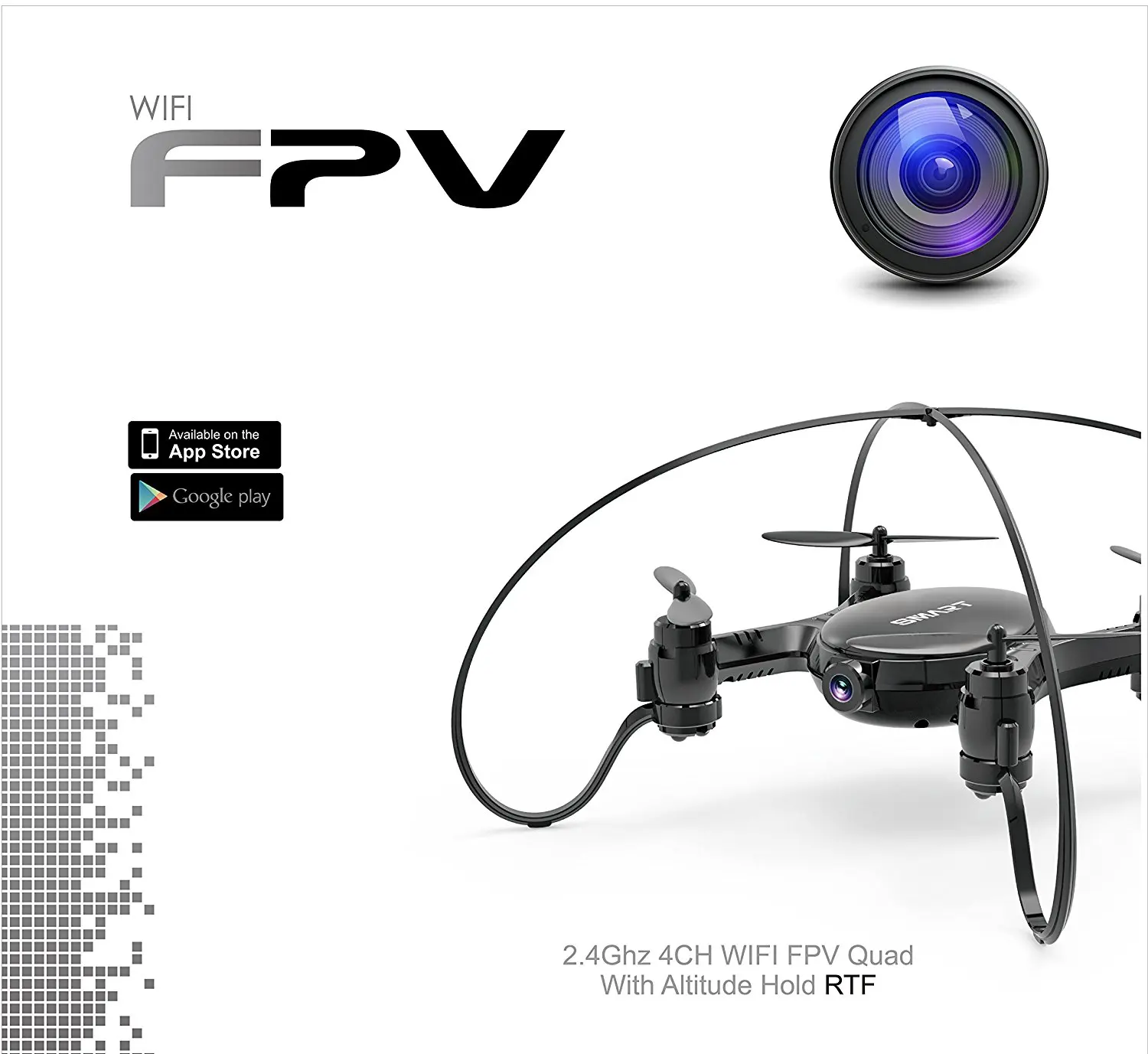 Квадрокоптер FEIYU FY603 / M7S 2 4G 4CH RC с Wi-Fi FPV камерой RTF вертолет UFO Мини-Дрон удержанием