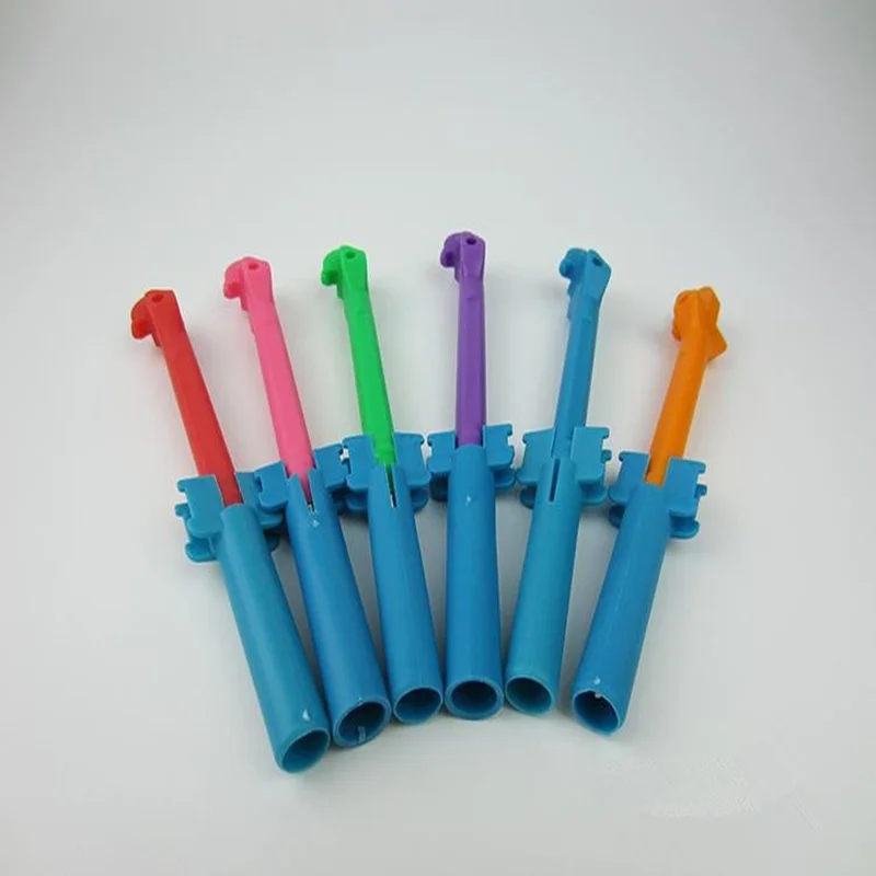 Радуга ткачество инструменты металла вязания крючком игла вязание резиновое