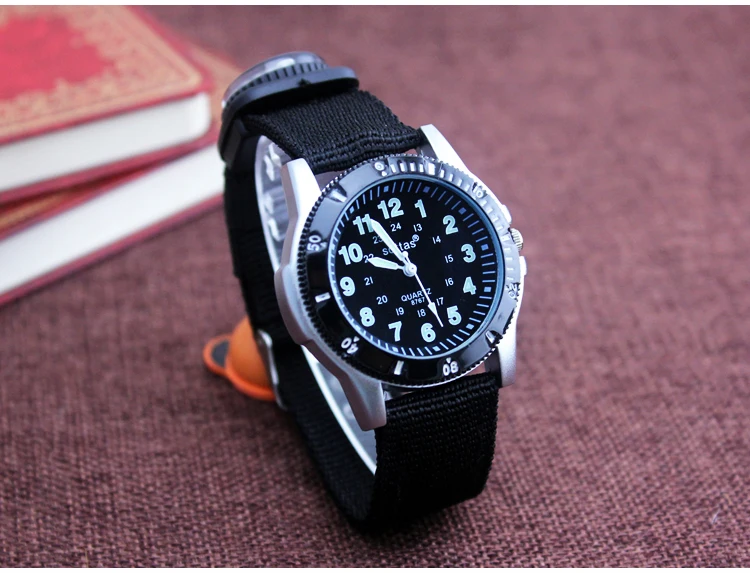 Армейский зеленый тканевый нейлоновый ремешок для спорта на открытом воздухе