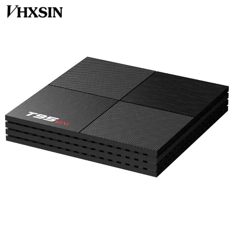 VHXSIN 10 шт./лот T95 Мини Смарт Android 9 0 телеприставка 6K 30fps 4K DDR3 USB 3 3D