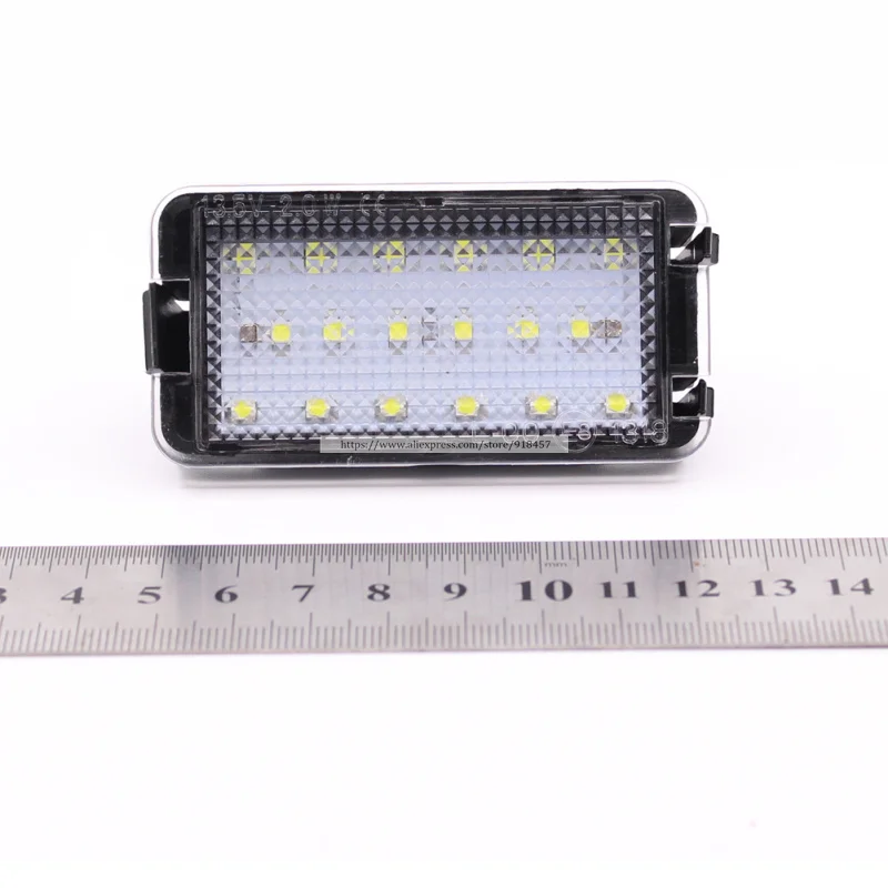 Супер яркий 2X18MD Canbus светодиодный номерной знак светильник для 99 05 Seat Leon 1 M 04 09 Altea
