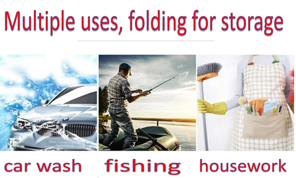 ABS ведро для рыбалки продвижение складное Автомойка Открытый Рыболовные