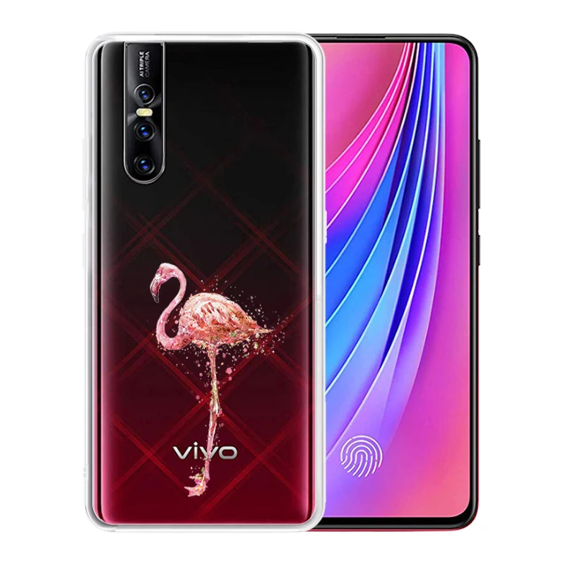 Мягкий силиконовый прозрачный ТПУ чехол для VIVO V17 Pro Nex 3 S1 Asia V15 V11 V9 V7 V5 Youth прочный с